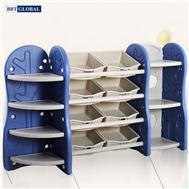 Giá kệ để đồ chơi và đồ dùng cho bé 3 ngăn xanh dương SH9603