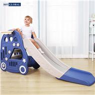 Cầu trượt cho bé ô tô máng dài 180cm WL03 màu xanh