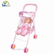 Đồ chơi búp bê 31 cm xe đẩy cho bé KT6666B