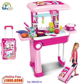 Đồ chơi nấu ăn vali kéo cho bé 008-921A