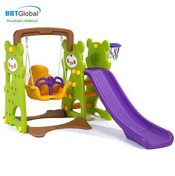 Cầu trượt xích đu chú gấu Panda ZK1005