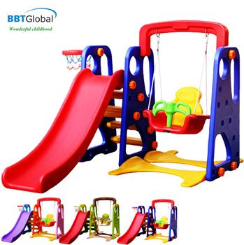 Cầu trượt cho bé có xích đu liên hoàn ZK1007