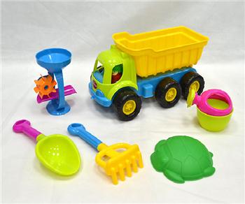 Bộ đồ chơi xúc cát ô tô, guồng quay và dụng cụ 365