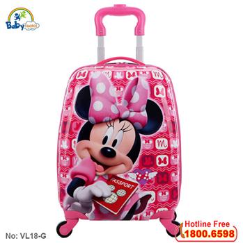Vali trẻ em bé gái chú Chuột Minnie VL18-G7