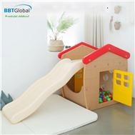 Nhà chơi cầu trượt bể bóng Hàn Quốc cho bé HNP719