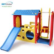Nhà chơi kèm cầu trượt xích đu Hàn Quốc cho bé DS703