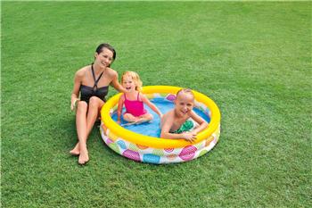 Bể bơi phao INTEX hoa  tròn 1m14 59419