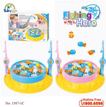 Đồ chơi câu cá cần câu đôi có nhạc vui nhộn 1567-1C