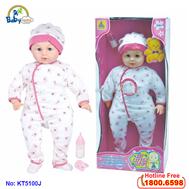 Bộ đồ chơi búp bê 51cm thân mềm cho bé KT5100J