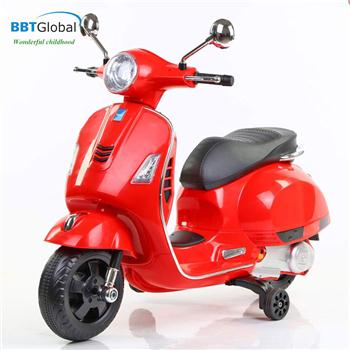 Xe máy điện trẻ em BBT GLobal Vespa đỏ BBT-6116D