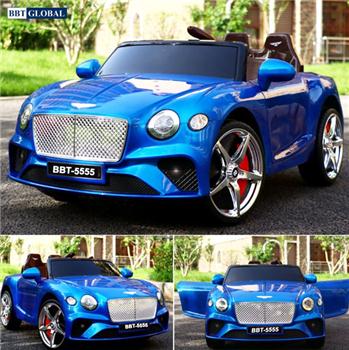 Ô tô điện trẻ em BBTGlobal dáng Bentley sơn xanh BBT-5555XS