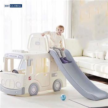 Cầu trượt bể bóng xe bus Hàn Quốc Vanilla Y1902