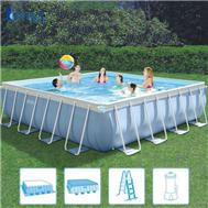 Bể bơi khung kim loại chịu lực vuông 4m27 INTEX 26764
