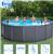 Bể bơi khung kim loại chịu lực giả gỗ 4m78 INTEX 26382