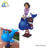 Bập bênh nhún lò xo đơn cá heo nhập khẩu ZK139-1