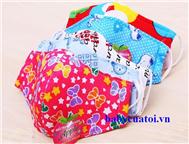 Khẩu trang 3 lớp cho bé KTG