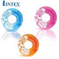 Phao bơi INTEX 59251 - Phao tròn hoa trong suốt 91cm | 0439900366