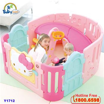 Cầu trượt bể bóng Hàn Quốc Hello Kitty 2 trong 1 Y1712