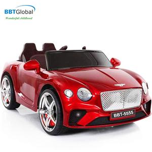Ô tô điện trẻ em BBTGlobal dáng Bentley sơn đỏ BBT-5555DS