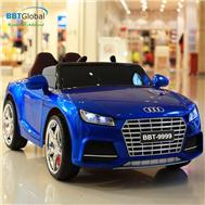 Ô tô điện trẻ em dáng Audi TTS màu xanh phun sơn BBT-9999XS