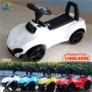 Xe chòi chân ô tô Mecerdes có nhạc cho bé SW001