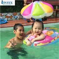 Phao bơi INTEX mái che hình hoa 56583