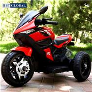 Xe máy điện trẻ em thể thao 3 bánh màu đỏ BBT-1000B-D
