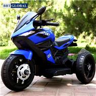 Xe máy điện trẻ em thể thao 3 bánh màu xanh BBT-1000B-X