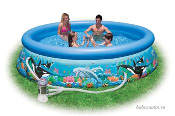 Bể bơi phao gia đình đại dương 3m66 INTEX 54906
