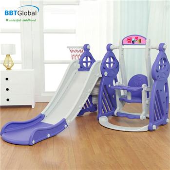 Cầu trượt xích đu BBT Global hình lâu đài BSL301
