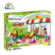 Xếp hình thông minh mô hình siêu thị nhộn nhịp cỡ lớn 5222