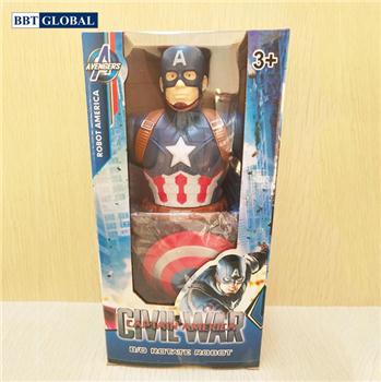 Đồ chơi mô hình đội trưởng Mỹ bản lĩnh Captain American 345-1