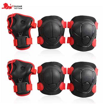 Bộ bảo vệ COUGAR cao cấp 6 món M mầu đỏ MH660-M-D