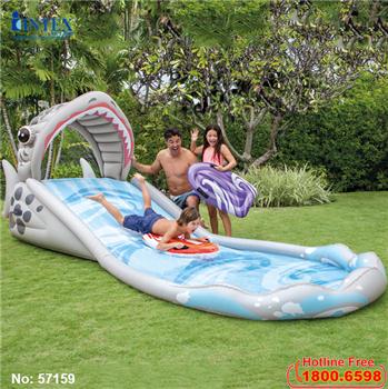 Bể bơi phao đường trượt nước INTEX 57159