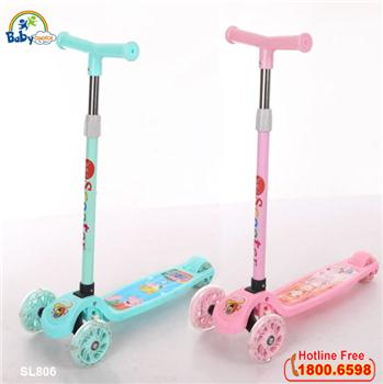 Xe trượt Scooter cho bé bánh phát sáng SL806