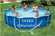 Bể bơi khung kim loại 3m66 có máy lọc nước INTEX 28212