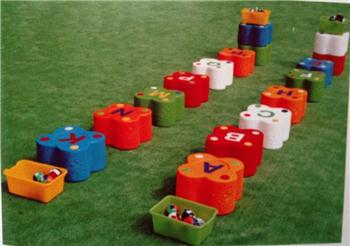 Đồ chơi vận động kèm học chữ cái 26 chi tiết ZK6056