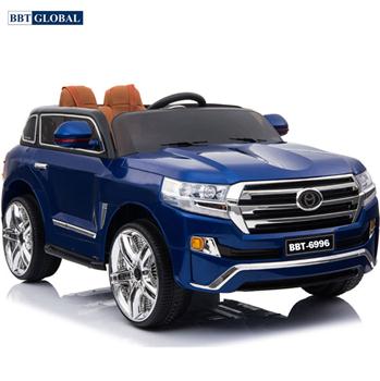 Ô tô điện trẻ em Toyota Land Cruiser sơn xanh cao cấp BBT-6996