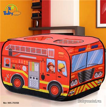 Nhà bóng cho bé mô hình xe cứu hỏa 995-7035B