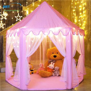 Nhà bóng công chúa lớn cho bé có rèm 140cm 1385