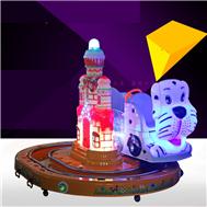 Tàu hỏa điện 2 chỗ hình chú chó  DQ-5011