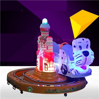 Tàu hỏa điện 2 chỗ hình chú chó  DQ-5011