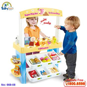 Đồ chơi siêu thị kem và bánh ngọt 668-08