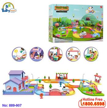 Đồ chơi xếp hình thông minh thị trấn vui nhộn 889-907