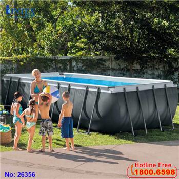 Bể bơi khung kim loại chịu lực cỡ lớn mẫu mới 26356