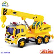 Mô hình đồ chơi xe cần cẩu cỡ lớn có đèn và nhạc WY305S