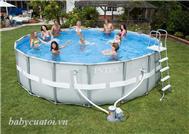 Bể bơi INTEX khung KL chịu lực có máy lọc nước 54470 | 0439900366
