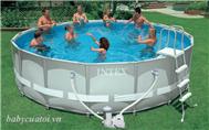 Bể bơi  INTEX khung KL chịu lực có máy lọc nước 54924 | 0439900366a