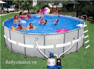 Bể bơi INTEX khung KL chịu lực có máy lọc nước 28332 | 0439900366