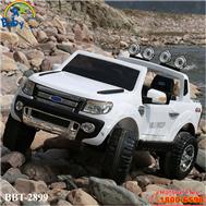 Ô tô điện trẻ em kiểu dáng bán tải Ford màu trắng BBT-2899T